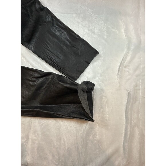 Hawk Genuine Biker Leather Pants - Lined Down To The Knee - Unhemmed Size 44x32 - Picture 6 of 6